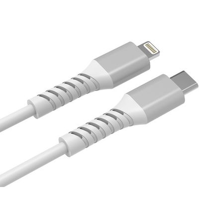 PVC 3A MFI 10cm Apple USB C To Lightning Cable Charger