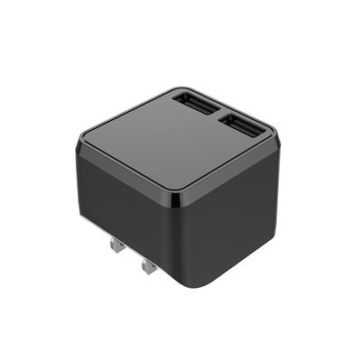 Dual USB Flip 5V3.4A USA Wall Charger With Foldable Prong