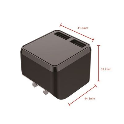 Dual USB Flip 5V3.4A USA Wall Charger With Foldable Prong