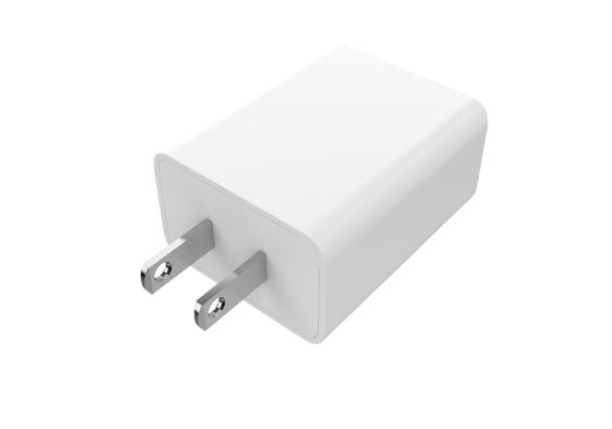 Fixed Plug ETL 5V2.4A Dual USB US Travel Charger