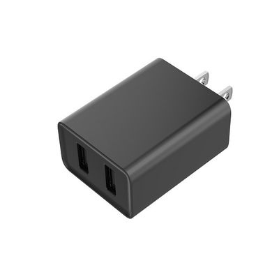 Twin Port Fixed Plug 5V3.4A USA Wall Charger