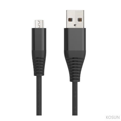 480Mbps 2M USB A To 2.4 Amp Micro 2.0 Fabric USB Cable