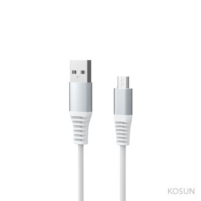 480Mbps 2M USB A To 2.4 Amp Micro 2.0 Fabric USB Cable