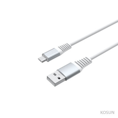 480Mbps 2M USB A To 2.4 Amp Micro 2.0 Fabric USB Cable