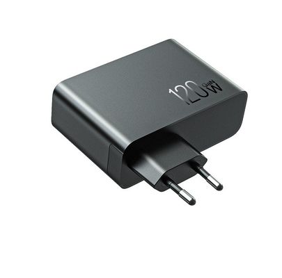 Anti Fire Plastic 120 Watt GaN Charger OLP Mobile Travel Adapter